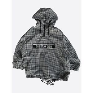 ジャケット Dior | Essentials ANORAK WITH HOOD Dior White & Grey Oblique Hooded Anorak – Savonches